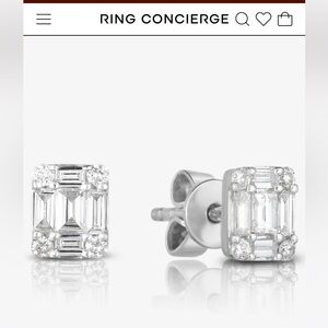Ring Concierge Petite Emerald Illusion Studs
